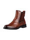 Envie Shoes Leather Women's Ankle Boots Tabac Brown