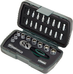 Mannesmann M29185 Комплект Кестени И Орехчета 1\4" 28 Бройки