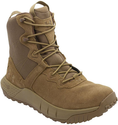 Under Armour Στρατιωτικά Άρβυλα Tactical Micro G Valsetz Mid in Khaki Farbe