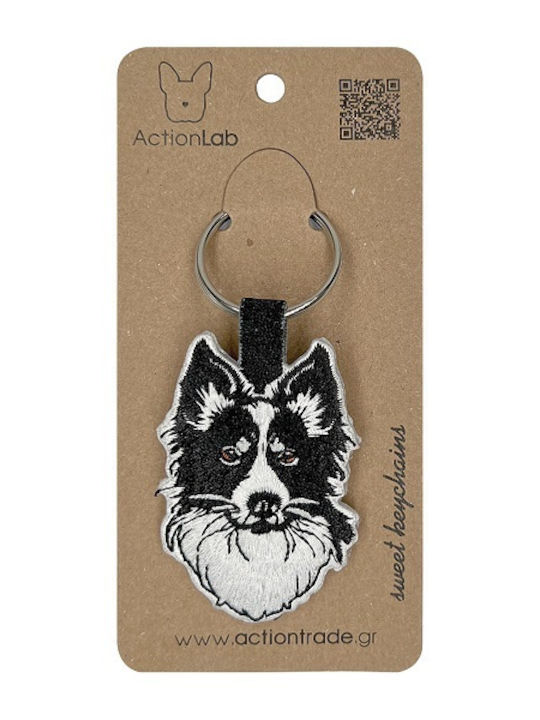 Actionlab Embroidery Brelock Hund Border Collie 4,5x5,2cm
