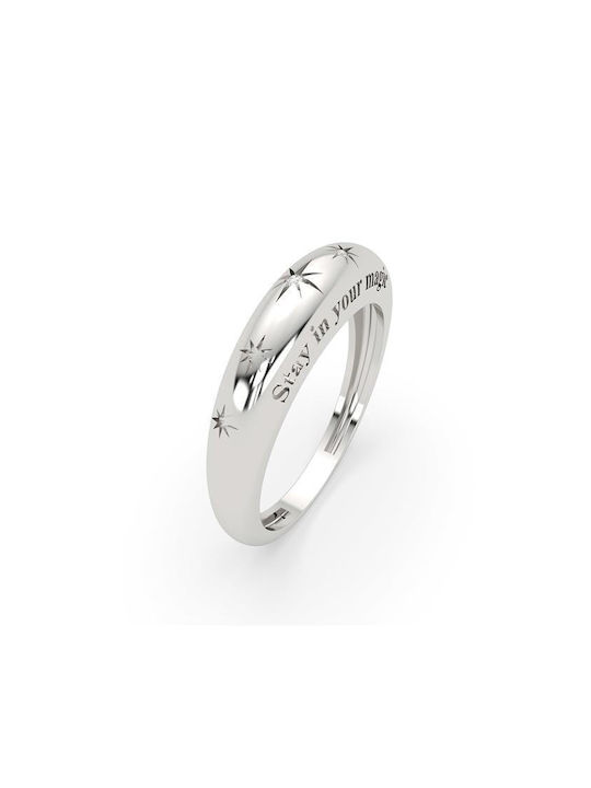 Secrecy Women's Silver Ring