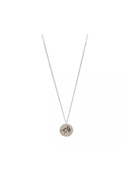 Necklace Round necklace "love Dad"