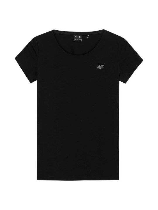 4F Women's Athletic T-shirt Black