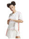 Adidas Dance Γυναικείο Oversized T-shirt Λευκό