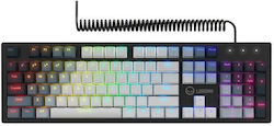 Lorgar AZAR 514 Gaming Mechanical Keyboard with Custom switches and RGB lighting (US English) White