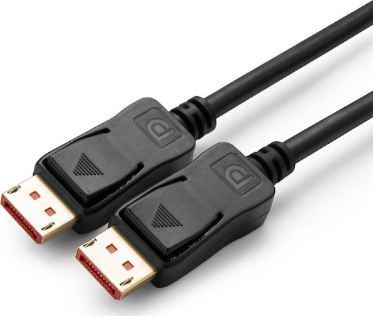 Microconnect Cable DisplayPort male - DisplayPort male 2m Μαύρο (MC-DP-MMG-200V1.4)