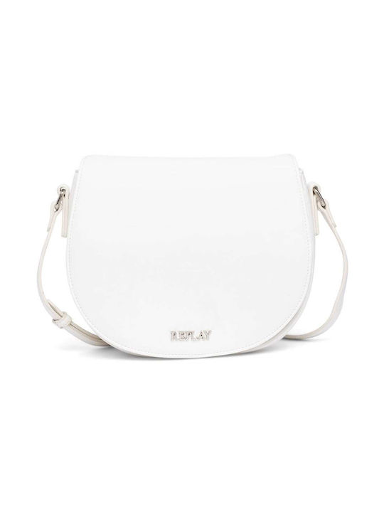 Replay Damen Tasche Crossbody Weiß