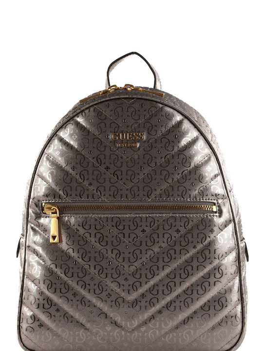 Guess Vikky Leder Damen Tasche Rucksack Bronze