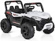 Bo Fast Buggy Two Seater with Remote Control 12 Volt White for 3+ Years