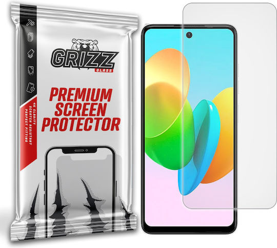 GrizzGlass Τζαμάκι Κάμερας Μαύρο για Tecno Spark 20C