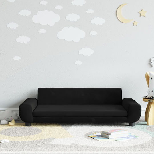Kids Sofa Black 100x54x33cm