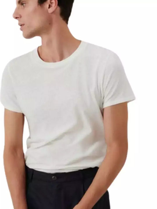 American Vintage Herren T-Shirt Kurzarm Weiß