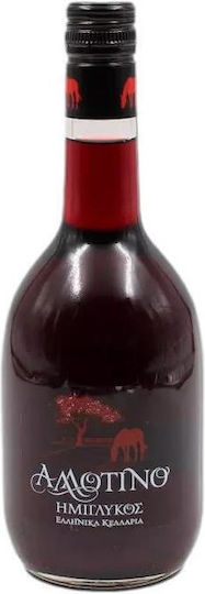 Ellinika Kellaria Oinon Wein Alte Zeiten Rot Halbsüß 500ml