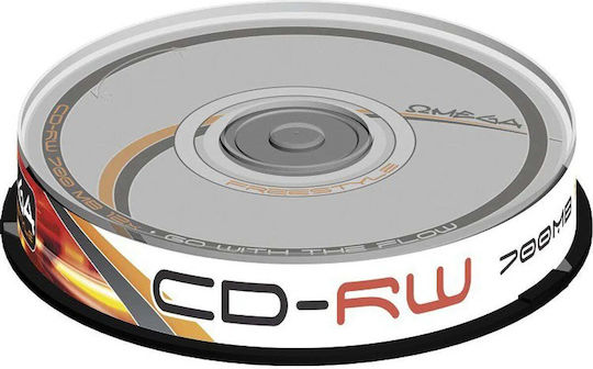 Freestyle Επανεγγράψιμα CD-RW 12x Cake Box 10τμχ