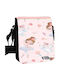 Damen Schultertasche Schwarz / Rosa