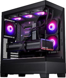 Phanteks XT Middle Tower Cutie de calculator cu iluminare RGB Negru