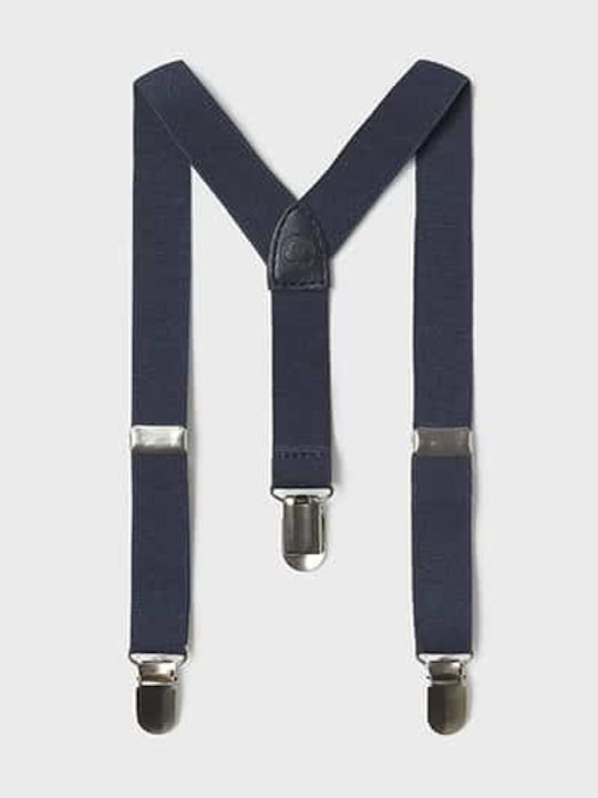 Mayoral Kids Suspenders with 3 Clips Blue