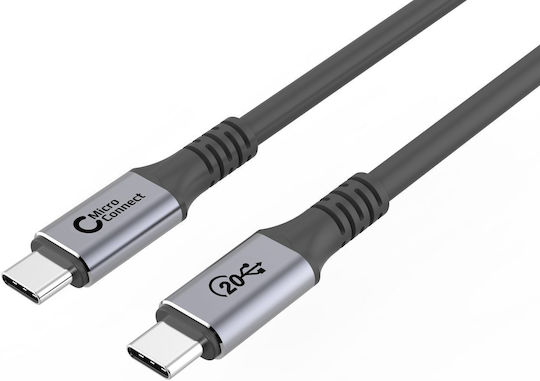 Microconnect USB 3.2 Video Kabel USB-C männlich - USB-C 100W PD Schwarz 2m USB3.2CC2