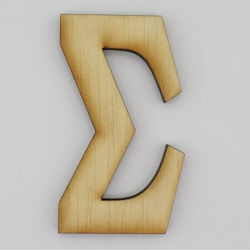 Wooden Letter S