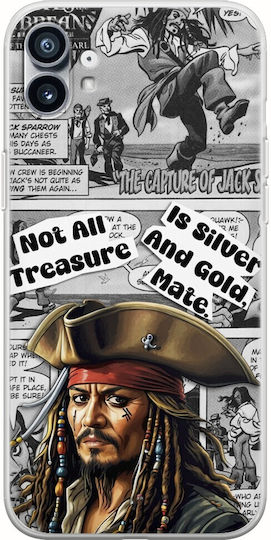 Quotes Jack Sparrow Back Cover Silicon Multicolor (Nothing Phone 1)