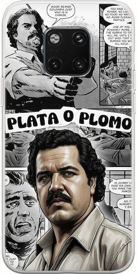Tv Quotes - Pablo Escobar Umschlag Rückseite Silikon Mehrfarbig (Huawei Mate 20 Pro)