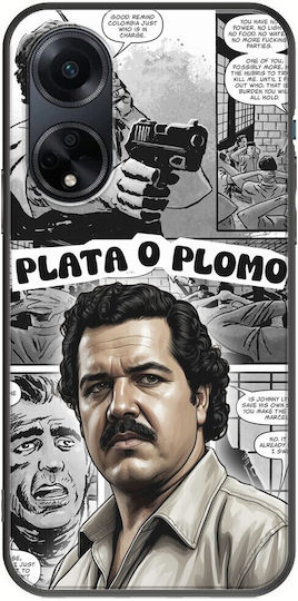 Tv Quotes - Pablo Escobar Задна корица Силикон Многоцветен (Oppo A98)