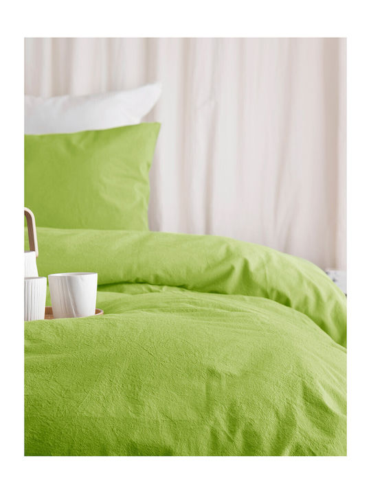 MayHome Sheet Sets Semi-Double 180x240cm. Monochrome Natural 3pcs