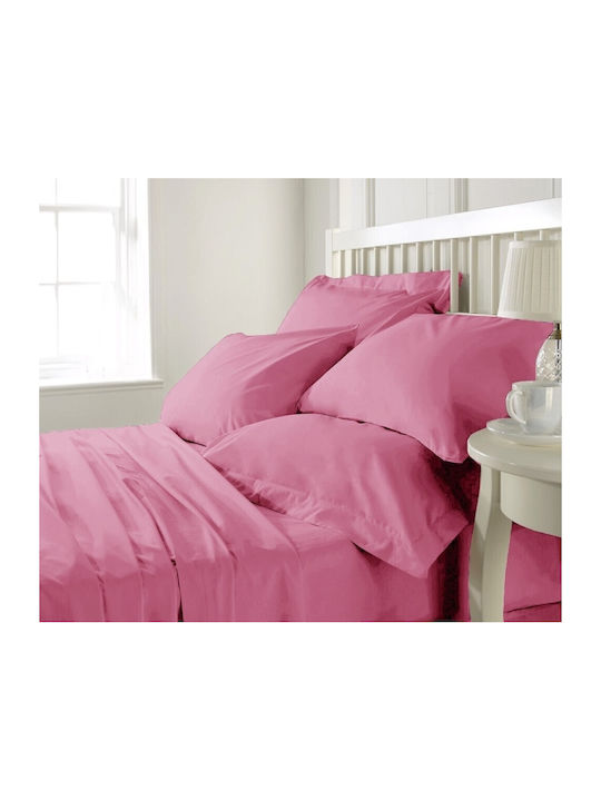 MayHome Sheet Sets Single 160x240cm. Pink Coffee 3pcs