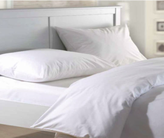 MayHome Duvet Set King Size 260x240cm Monochrome White 3pcs 350 GSMGsm