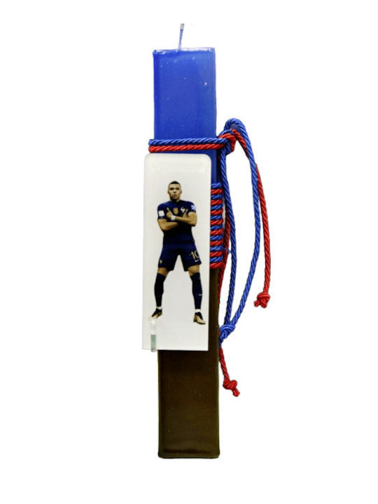 Osterkerze (gerakis) Fußball Mba Plexiglas 25x4...