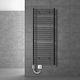 LuxeBath Електрическа закачалка за кърпи 900W 150x60см Сив