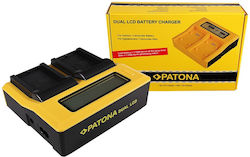 Patona Διπλός Φορτιστής Μπαταρίας Lcd Usb
