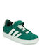 VL Court 3.0 Παιδικά Sneakers με Σκρατς Πράσινα