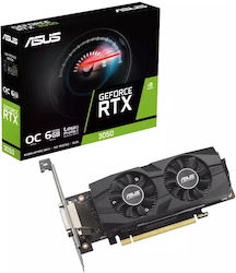 Asus GeForce RTX 3050 6GB GDDR6 LP BRK OC Edition Κάρτα Γραφικών