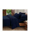 MayHome Kissenbezug-Set mit Umschlagumschlag Blau 50x70cm.