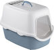 Stefanplast Cathy Τουαλέτα Γάτας Κλειστή Μπλε Μ56 x Π40 x Υ40cm
