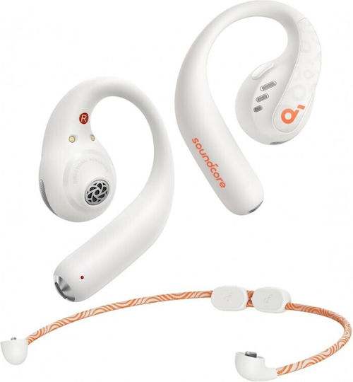 Soundcore by Anker AeroFit Pro Offenes Ohr Bluetooth-Freisprecheinrichtung Kopfhörer mit Schweißresistenz und Ladeetui Weiß