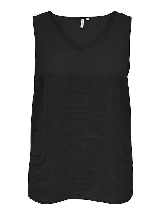 Only Women's Summer Blouse Sleeveless Black