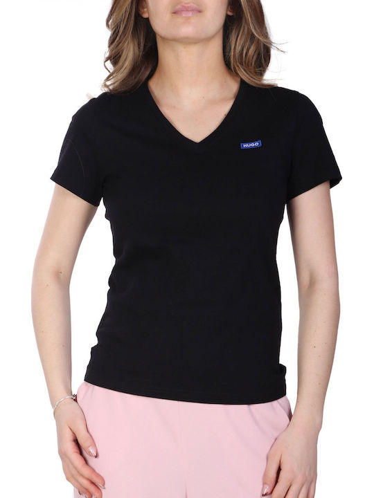 Hugo Damen T-Shirt Schwarz