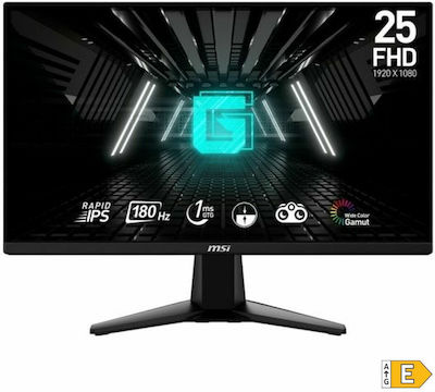 MSI G255F IPS Curved Gaming Monitor 24.5" FHD 1920x1080 180Hz with Response Time 1ms GTG