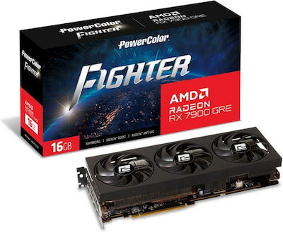 PowerColor Radeon RX 7900 GRE 16GB GDDR6 Fighter OC Graphics Card