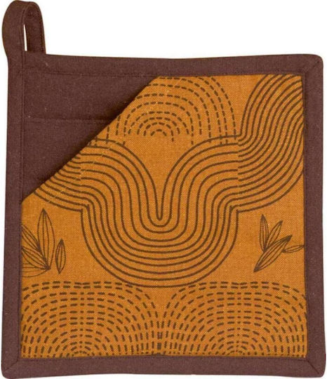 Winkler Pot Holder Fabric Brown 1pcs
