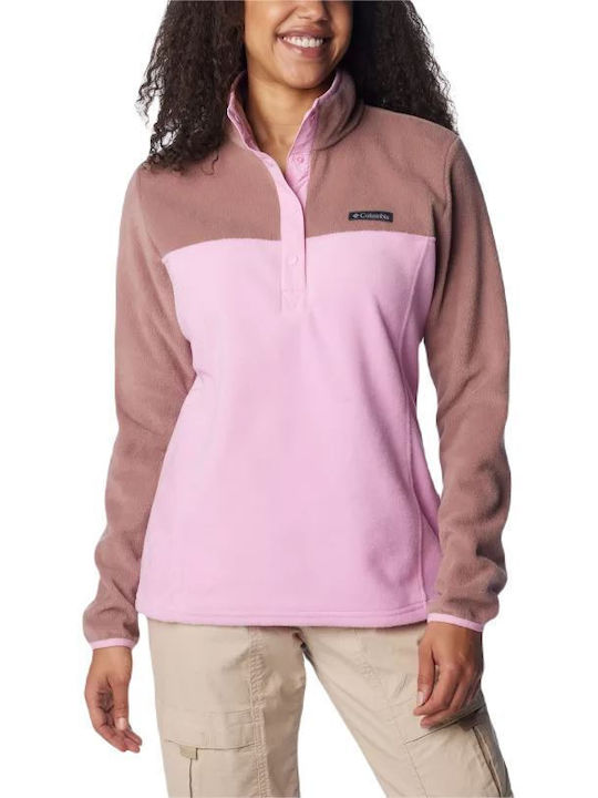 Columbia Women's Athletic Blouse Long Sleeve Pink