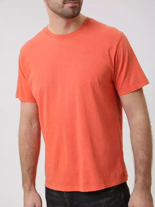 Pepe Jeans T-shirt Bărbătesc cu Mânecă Scurtă Roșu