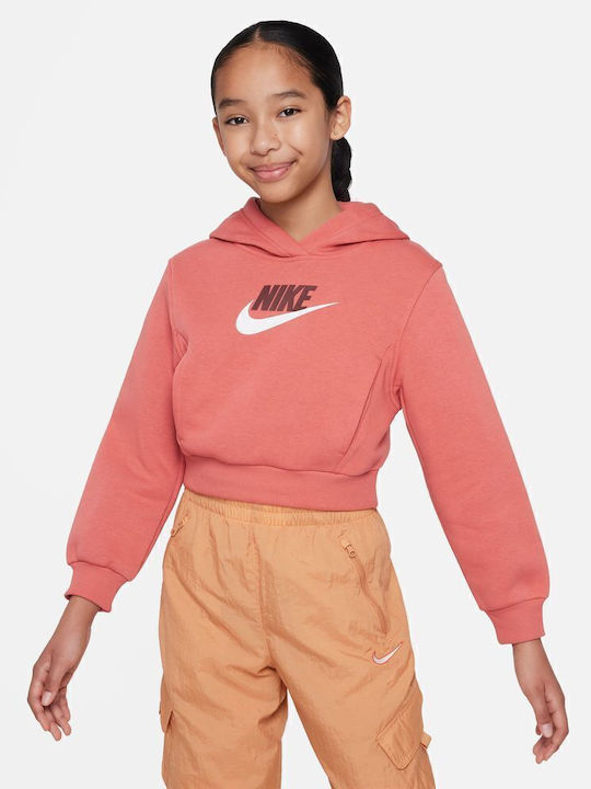 Nike Fleece Παιδικό Φούτερ με Κουκούλα και Τσέπ...