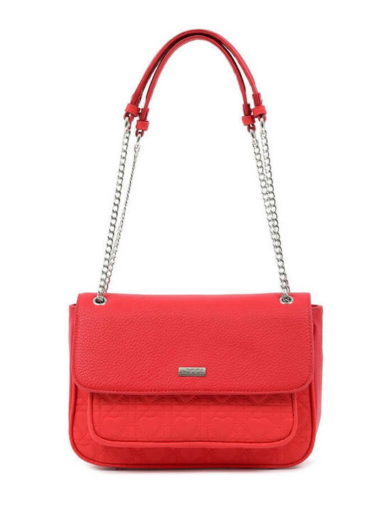 Doca Damen Tasche Schulter Rot