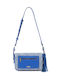 Doca Damen Tasche Crossbody Blau