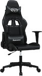 vidaXL 3143695 Gaming Chair with Adjustable Arms Black