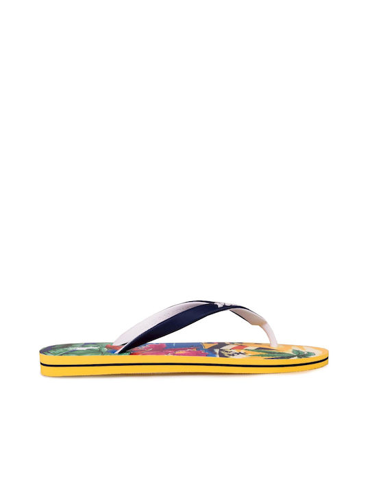 Ralph Lauren Bolt Flip Flops bărbați Galbeni