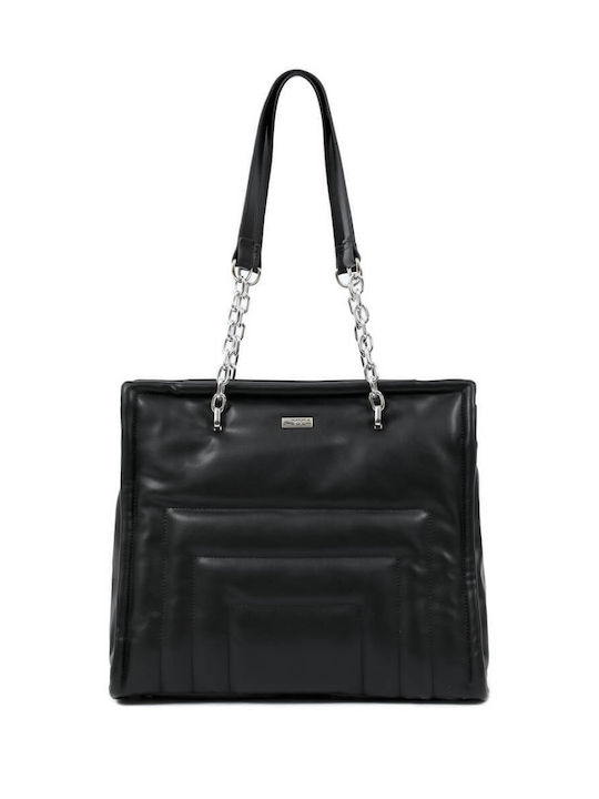 Doca Damen Tasche Schulter Schwarz